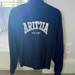 Aritzia Deep Blue Sweat Fleece